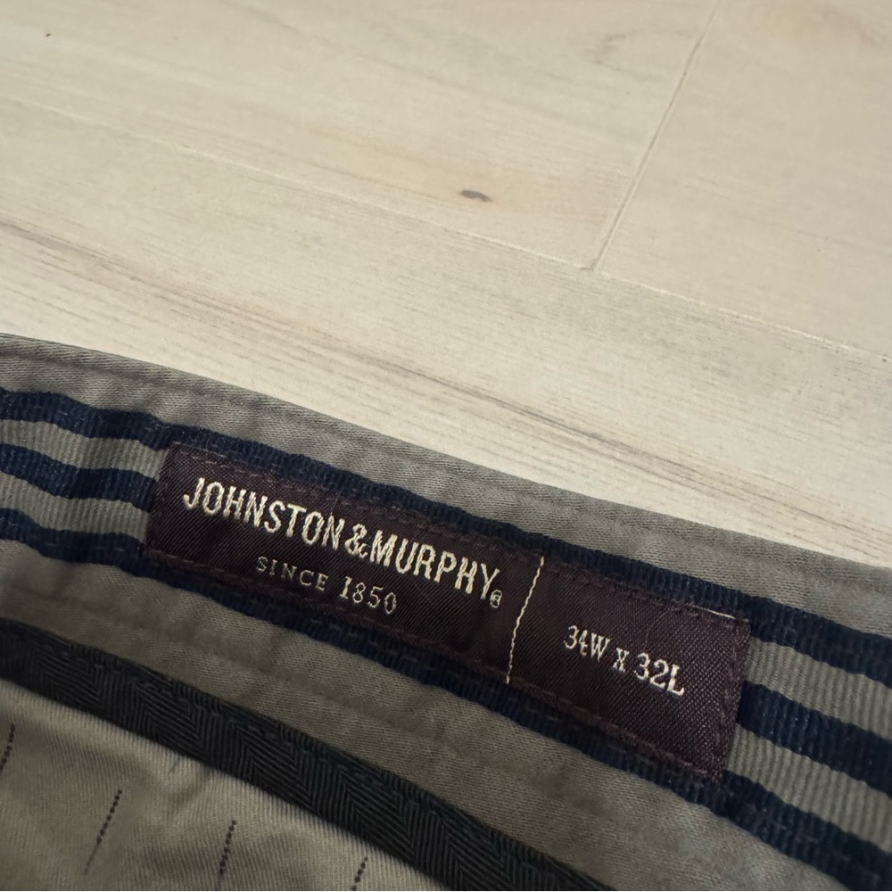 Johnston & Murphy Men's Washed Chinos - Picture 6 of 8